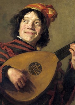 Frans Hals. Luitspeler