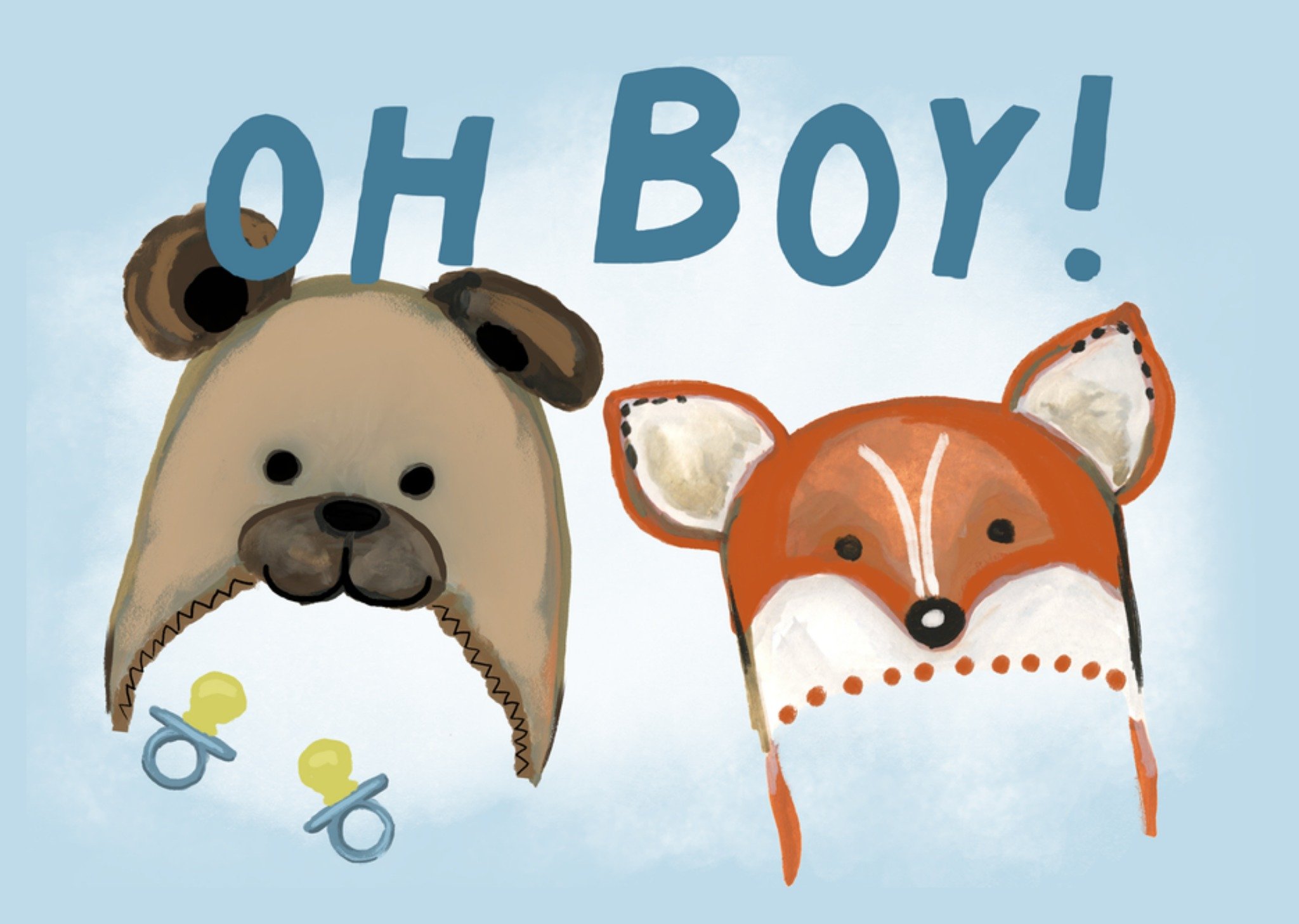 Geboortekaart Tweeling Jongens Kaart Drunk Girl Designs