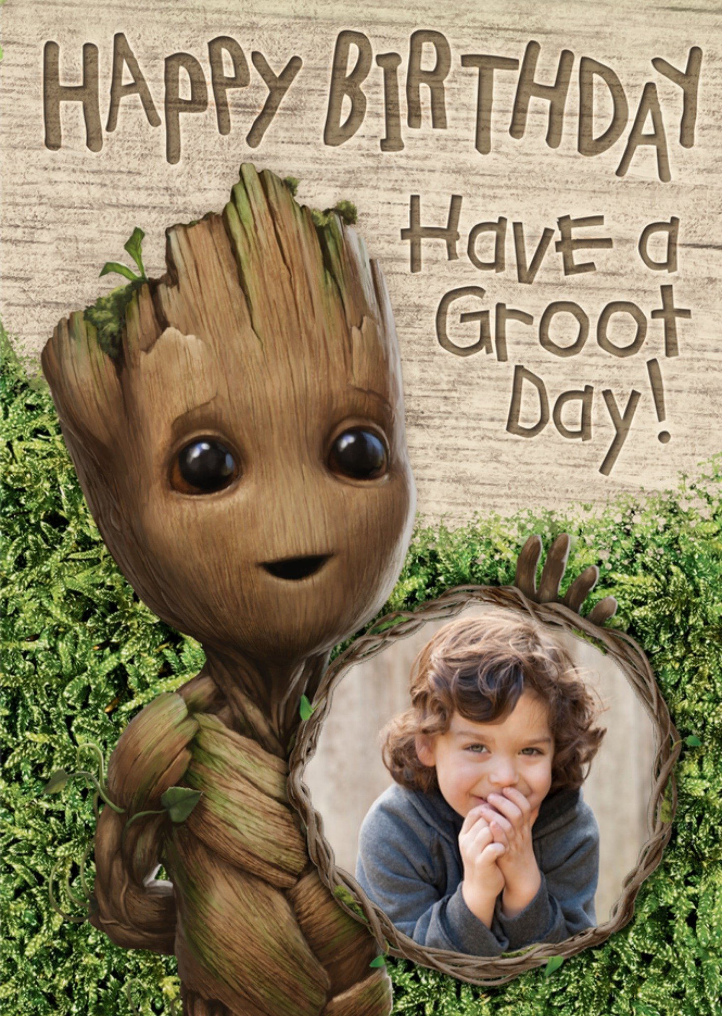 Guardians of the Galaxy Verjaardagskaart Groot Met foto Kaart Marvel