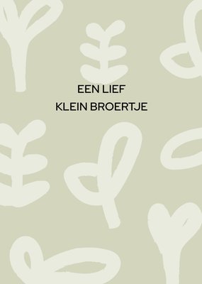 Greetz | Geboortekaart | Een lief klein broertje