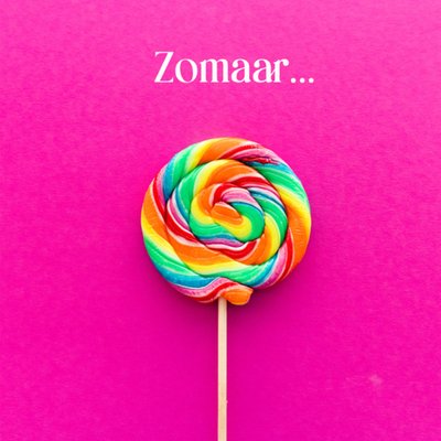 Photoflash | Zomaarkaart | Kleindochter | Lolly 