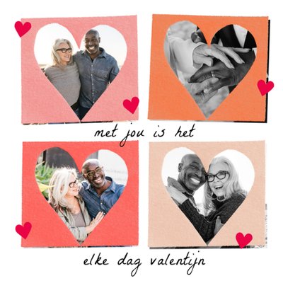 Greetz | Valentijnskaart | Harten | Met Jou Is Het Elke Dag Valentijn | Met fotos