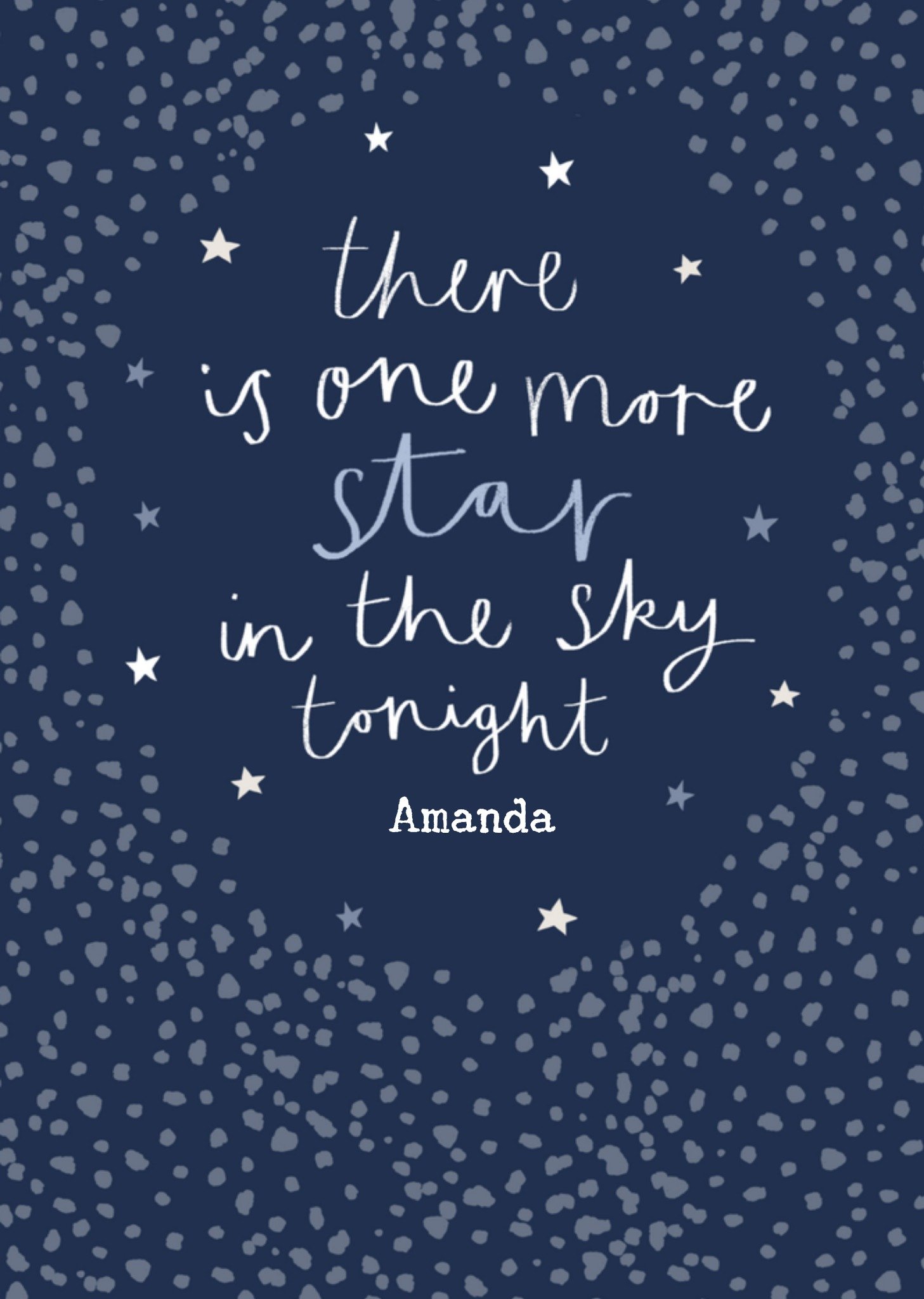 Condoleancekaart met aanpasbare naam Kaart Greetz