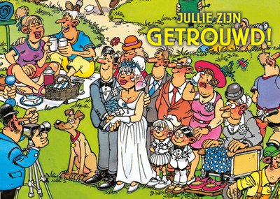 Jan van Haasteren | Huwelijkskaart | Jullie zijn getrouwd