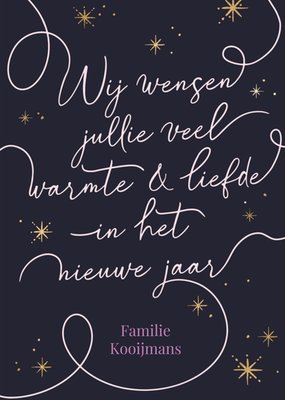 Greetz | Nieuwjaarskaart | Familie | Met naam