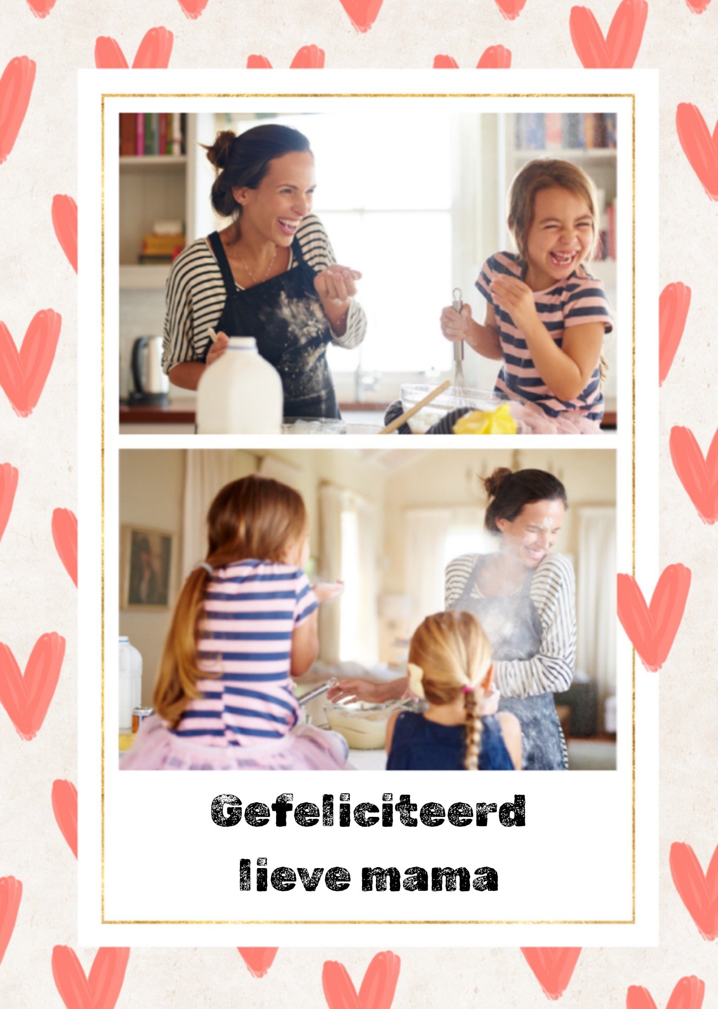 Greetz Verjaardagskaart Mama Hartjes Foto Standard Card
