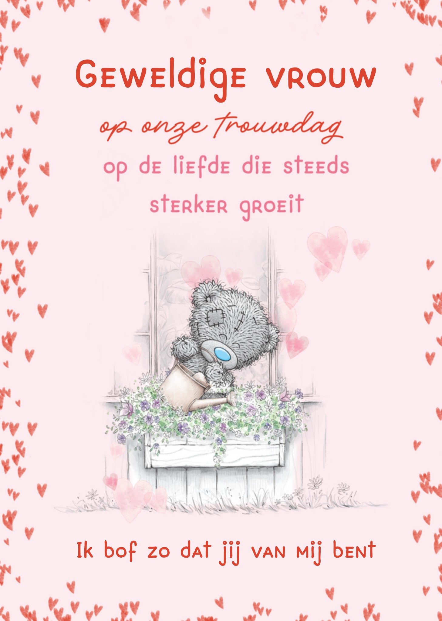 Me to You Huwelijk jubileum kaart Geweldige vrouw op onze trouwdag Kaart Tatty Teddy