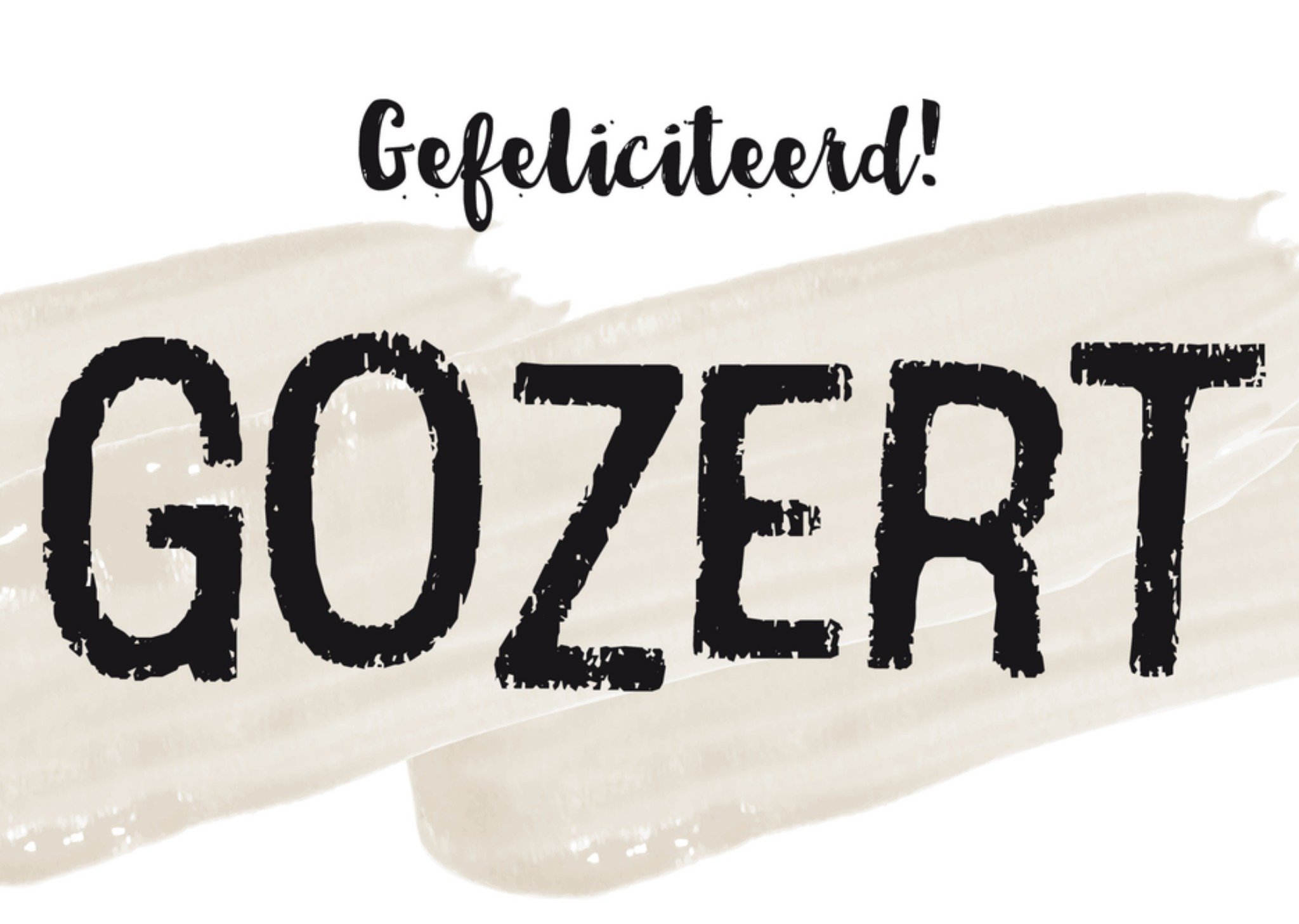 Verjaardag Gozert Kaart Tsjip