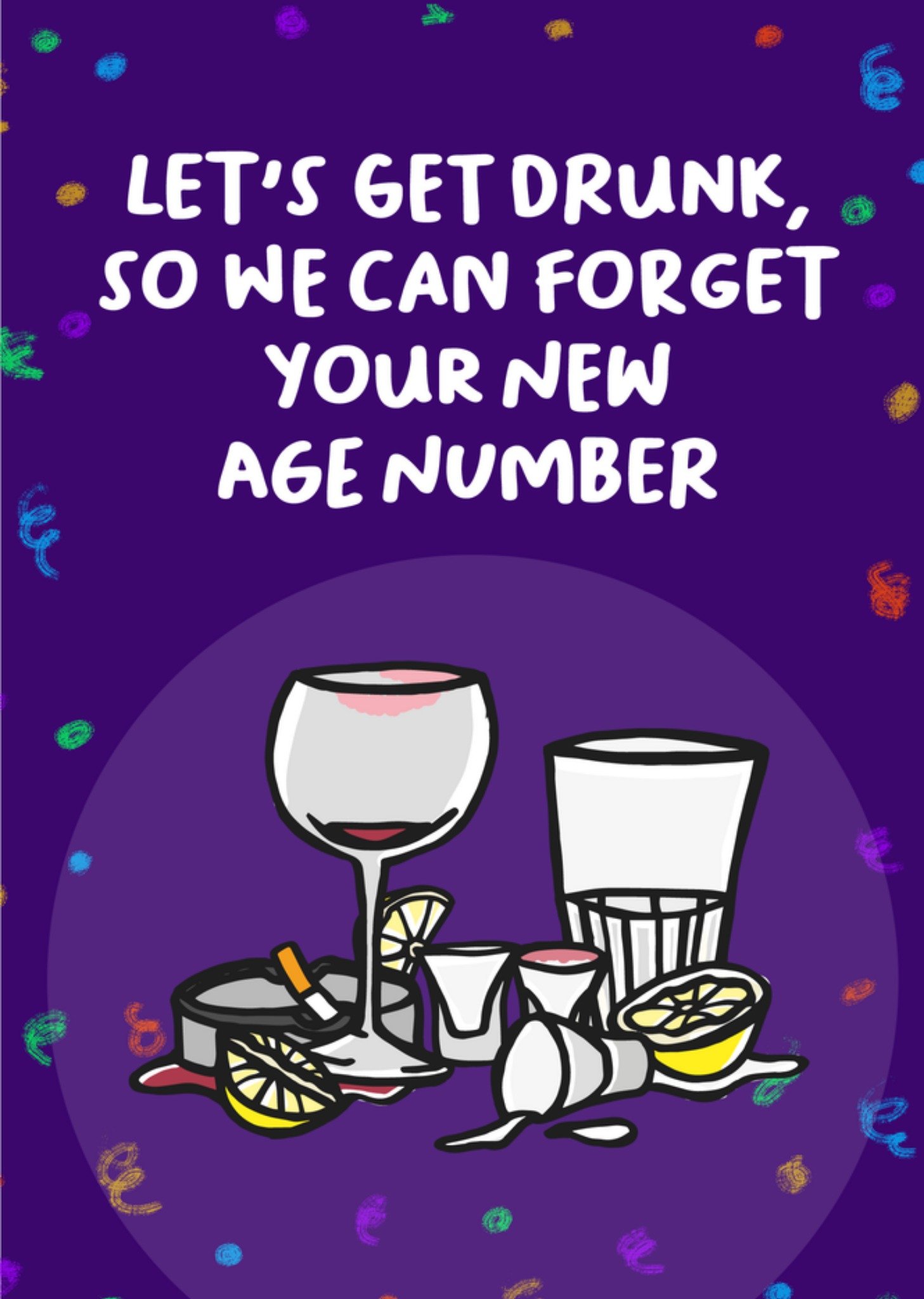 Verjaardagskaart Let