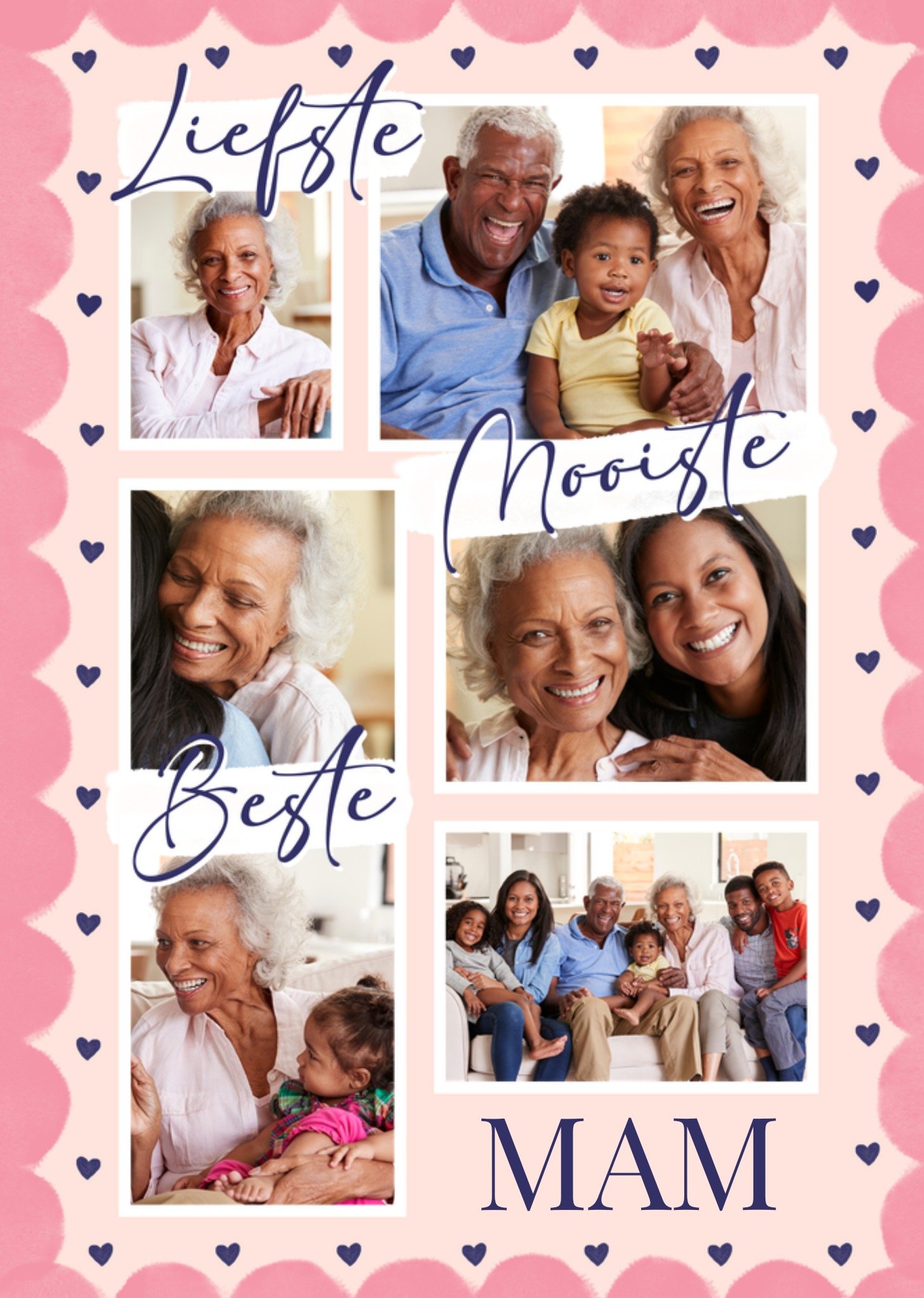 Greetz Moederdagkaart Liefste Mooiste Beste Mam Met fotos Standard Card