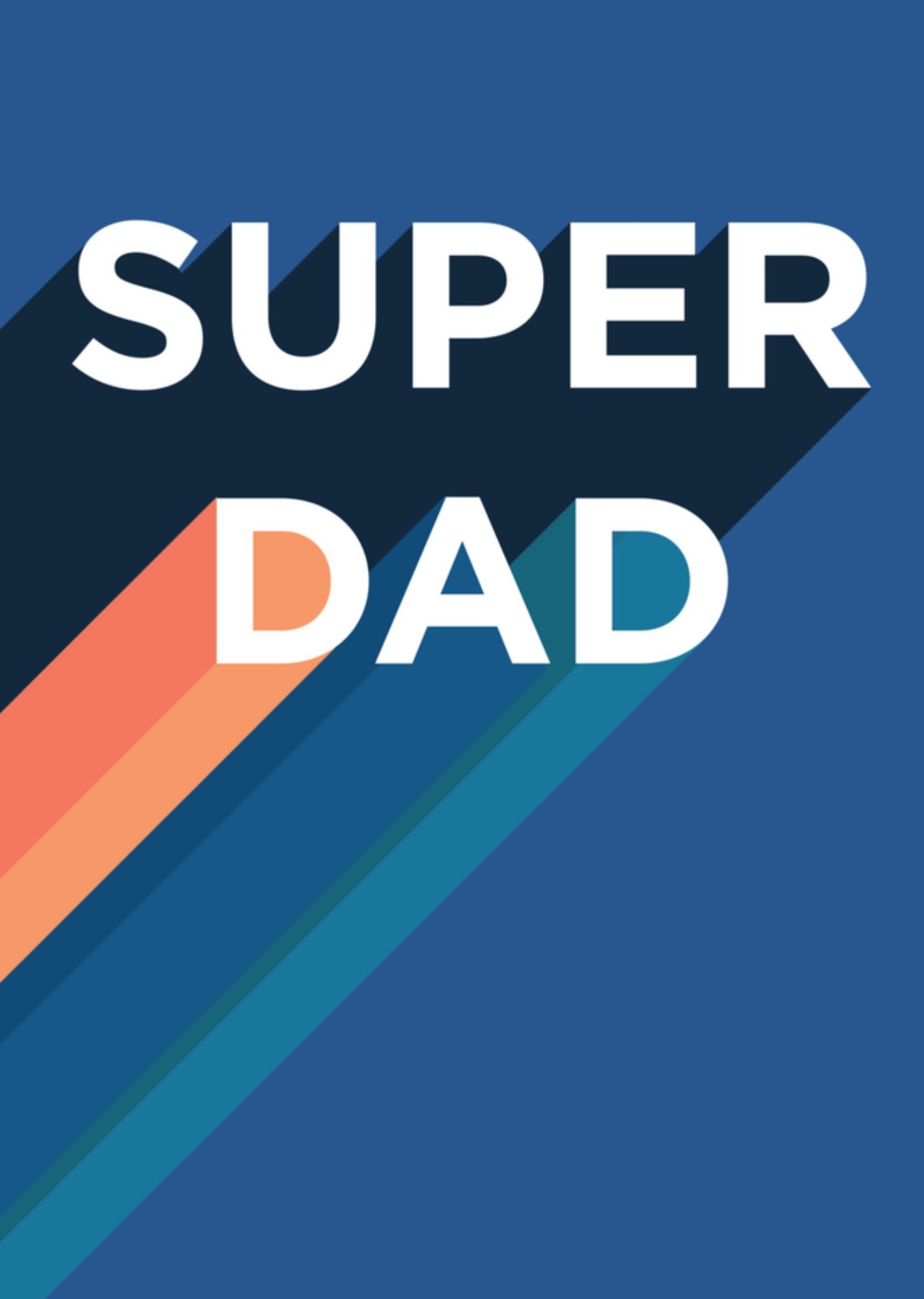 Natalie Alex Verjaardagskaart super dad Kaart Mifkins