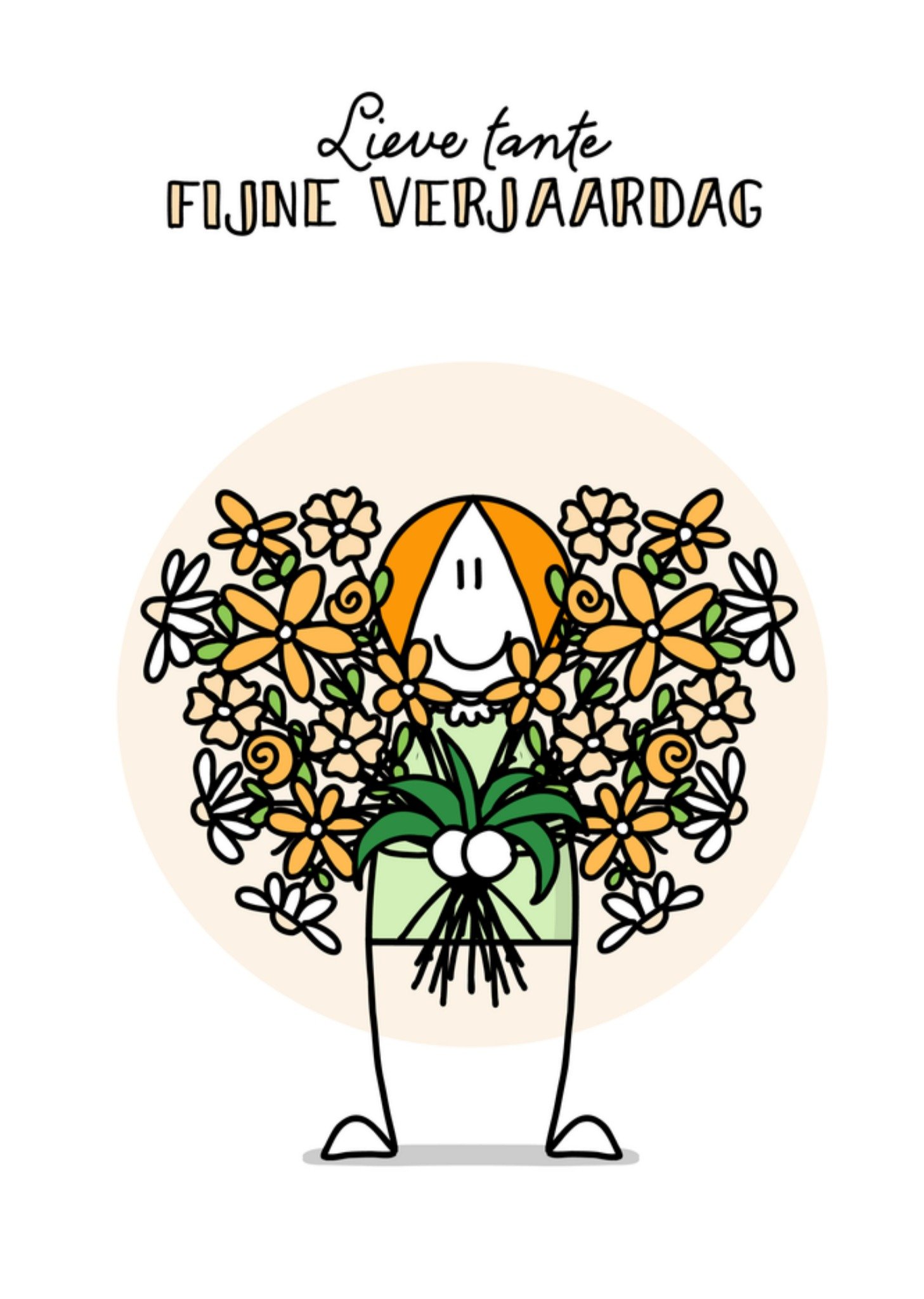 Verjaardagskaart Lieve tante Kaart YH Tekent