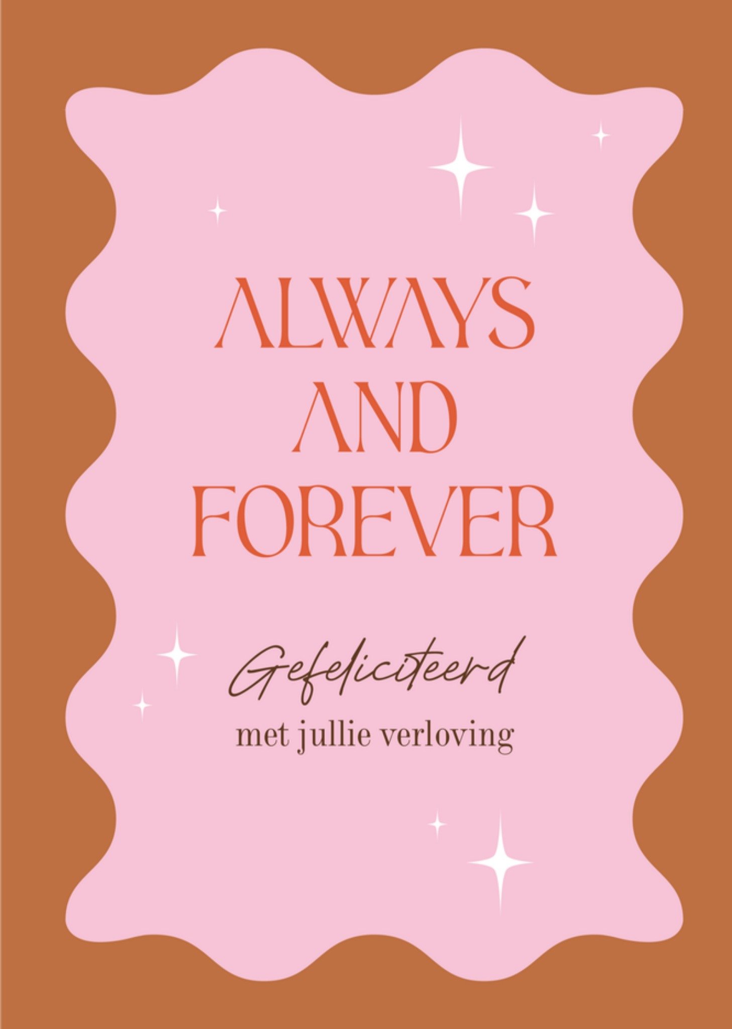 Greetz Huwelijkskaart Verloofd Standard Card