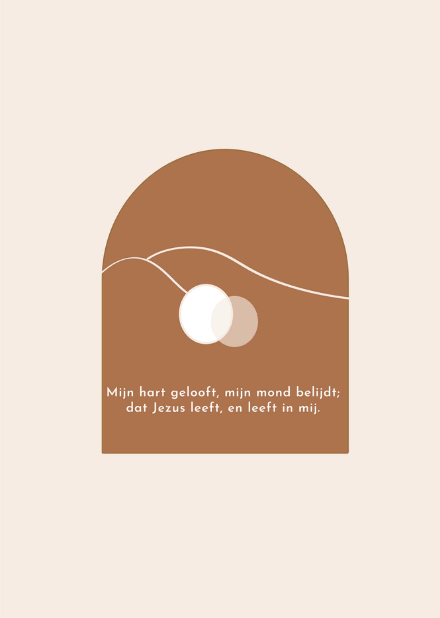 Pinksteren kaart Mijn hart gelooft Kaart Dagelijksebroodkruimels