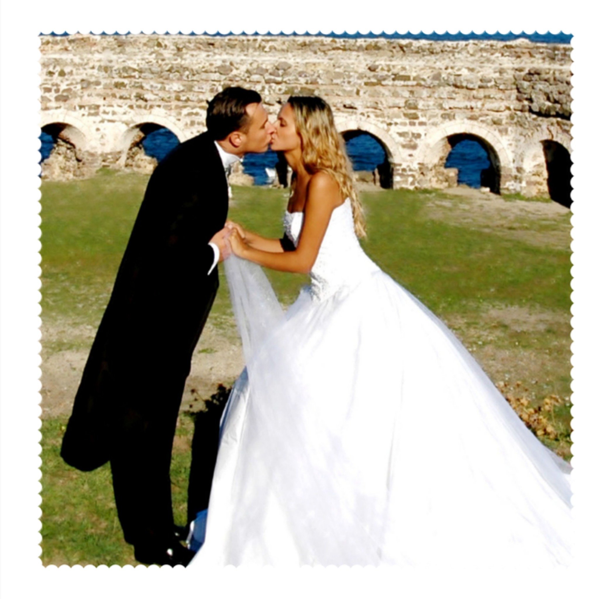 Greetz Vierkante fotokaart met plaats voor een foto Vierkant