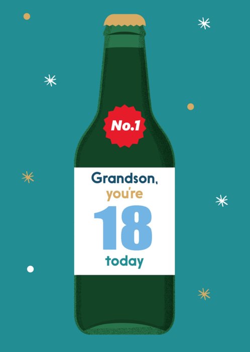 Greetz | Verjaardagskaart | No. 1 grandson