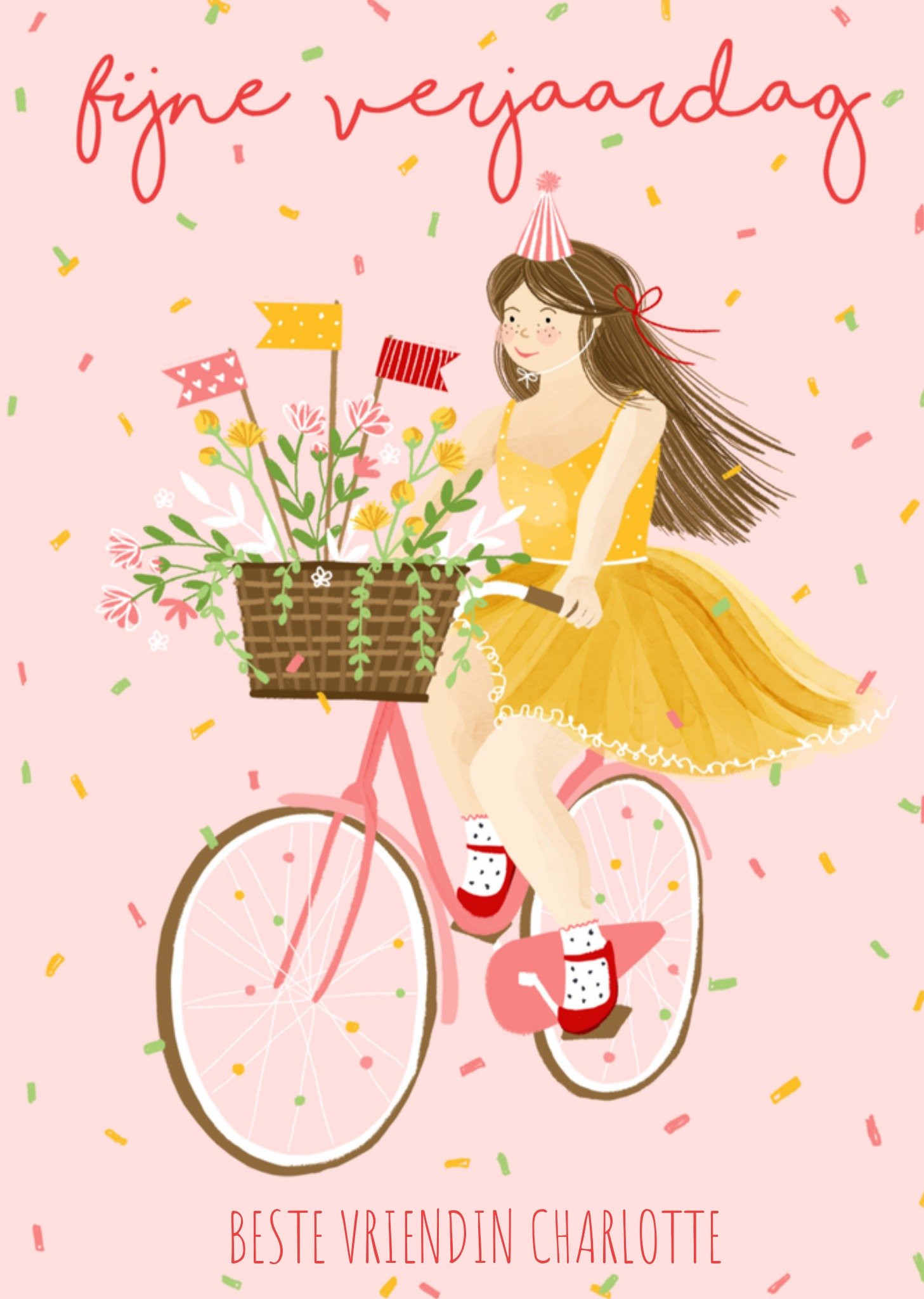 Okey Dokey design Verjaardagskaart fiets Kaart Making Meadows