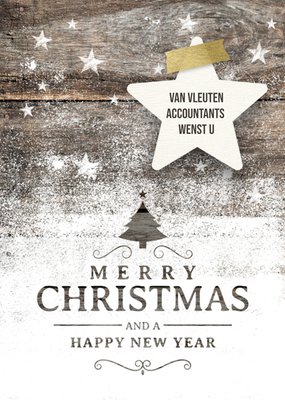 Luckz | Kerstkaart | ster | merry christmas