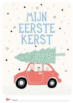 Milestone | Kerstkaart | Mijn eerste Kerst