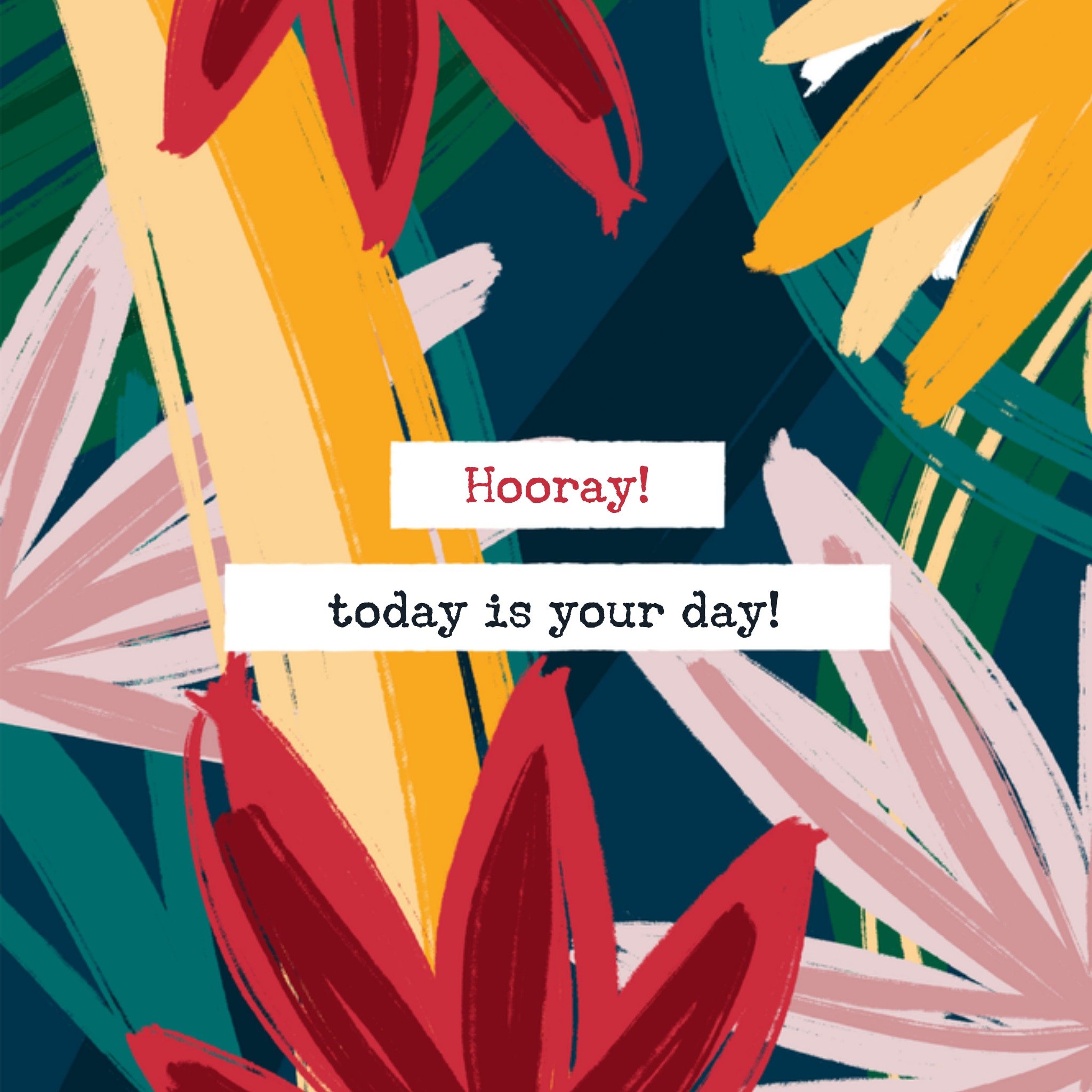 Greetz Secretaressedag kleurrijk Vierkant