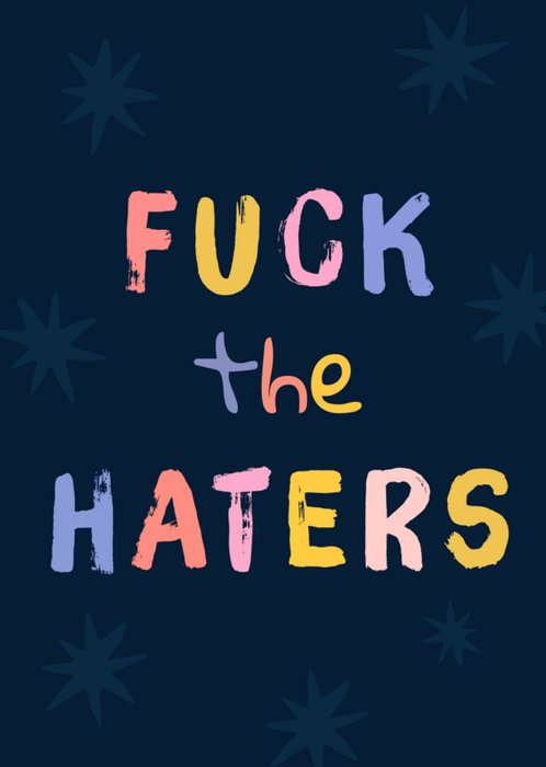 Greetz | Denken aan kaart | haters