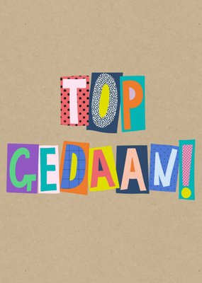 Greetz | Geslaagd kaart | top gedaan