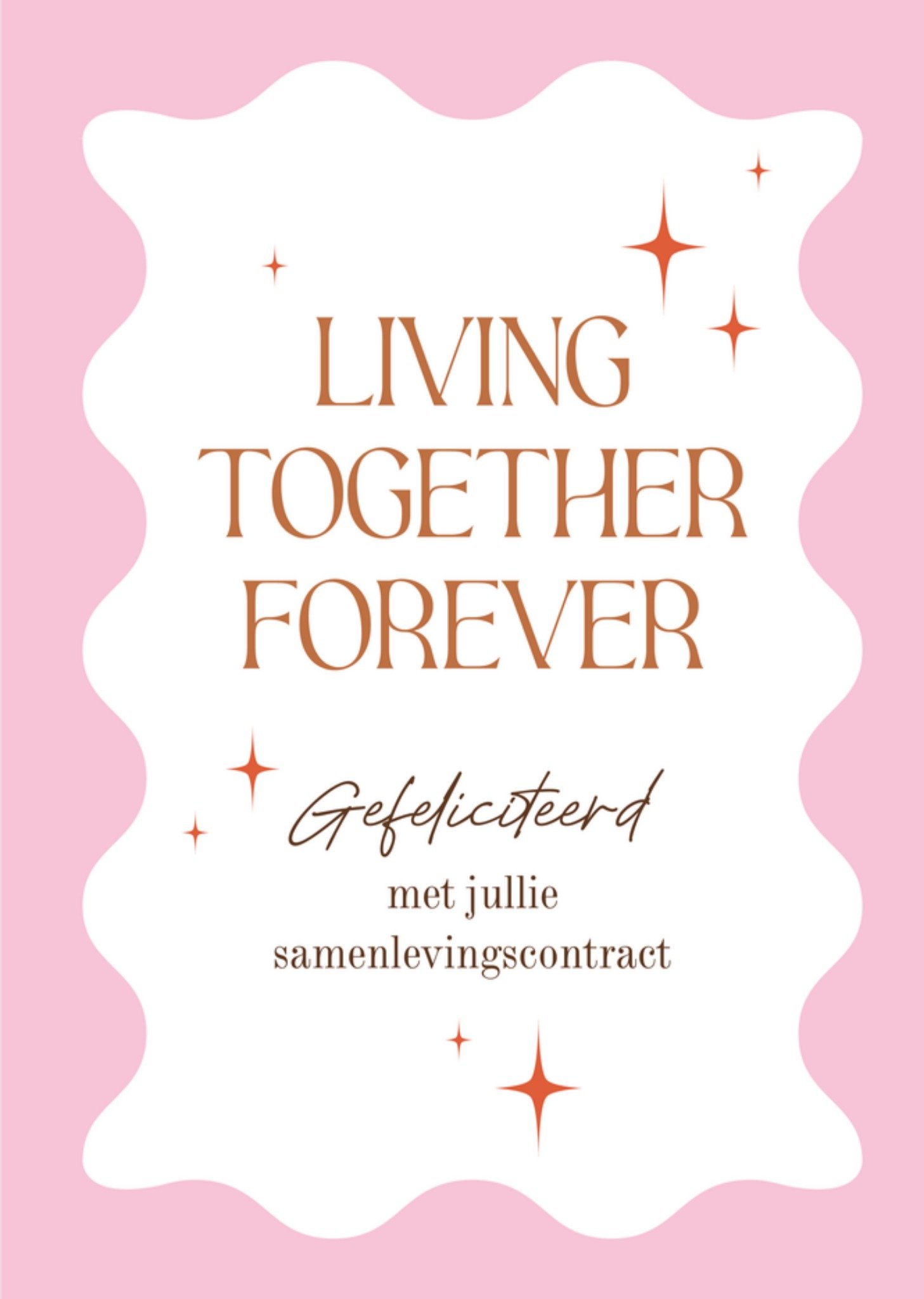 Greetz Huwelijkskaart Samenlevingscontract Forever Standard Card