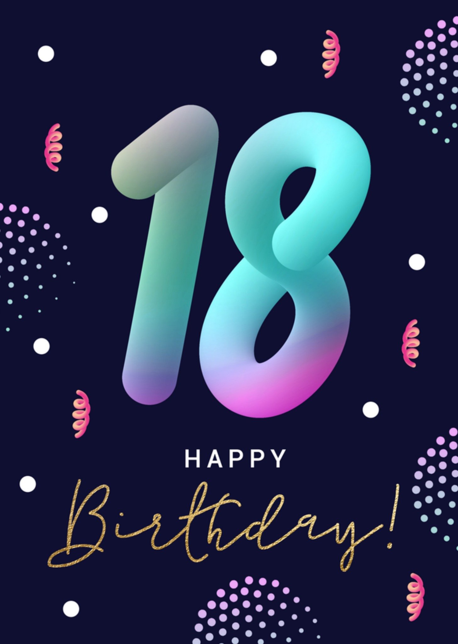 Verjaardag Neon Kaart Luckz