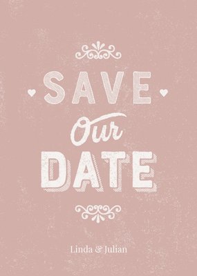 Luckz | Save the date | met aanpasbare naam
