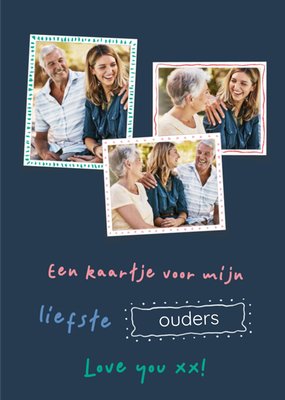 Een Kaartje Voor Mijn Liefste Ouders Collage Kaart