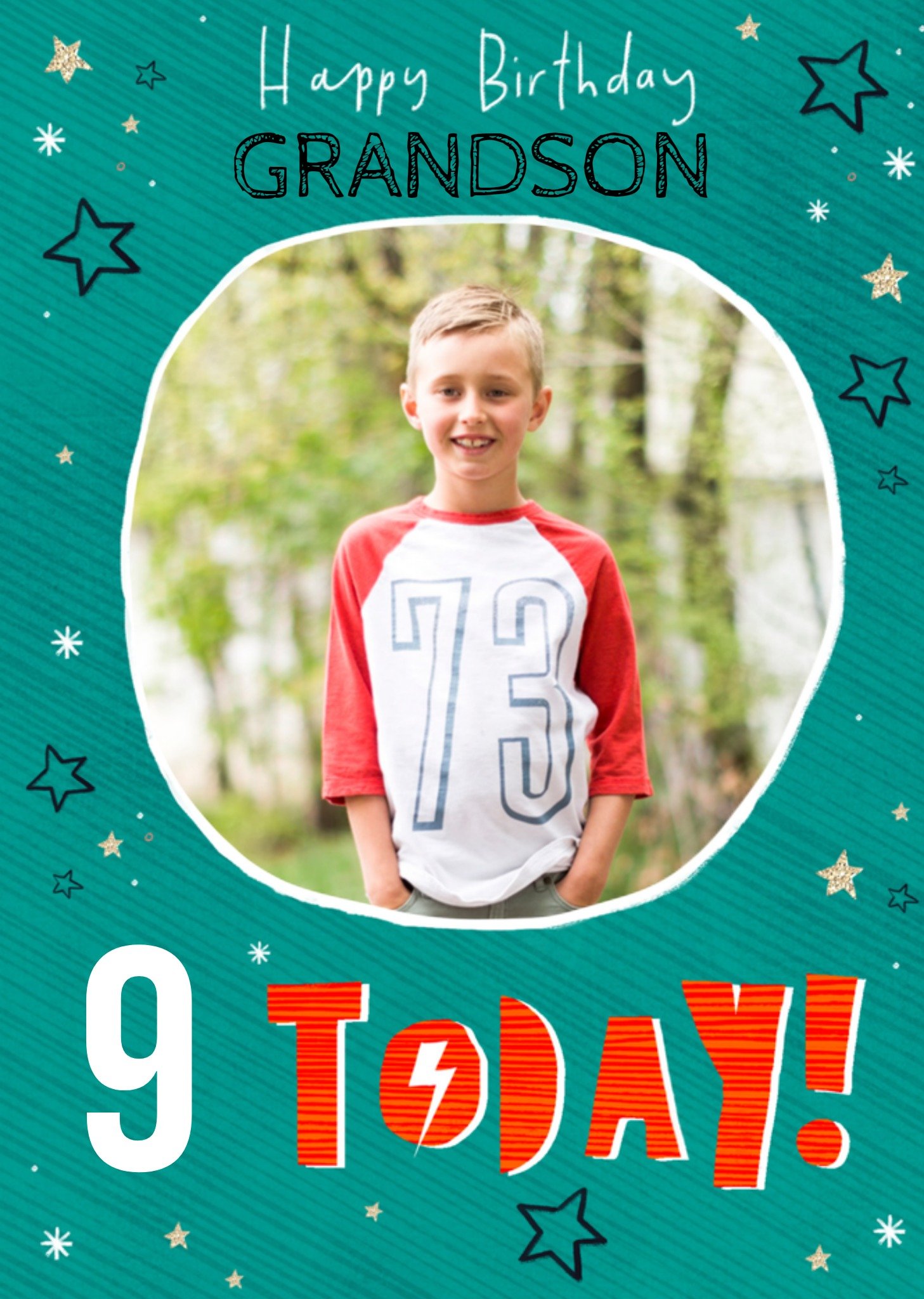 Greetz Verjaardagskaart 9 today! Standard Card