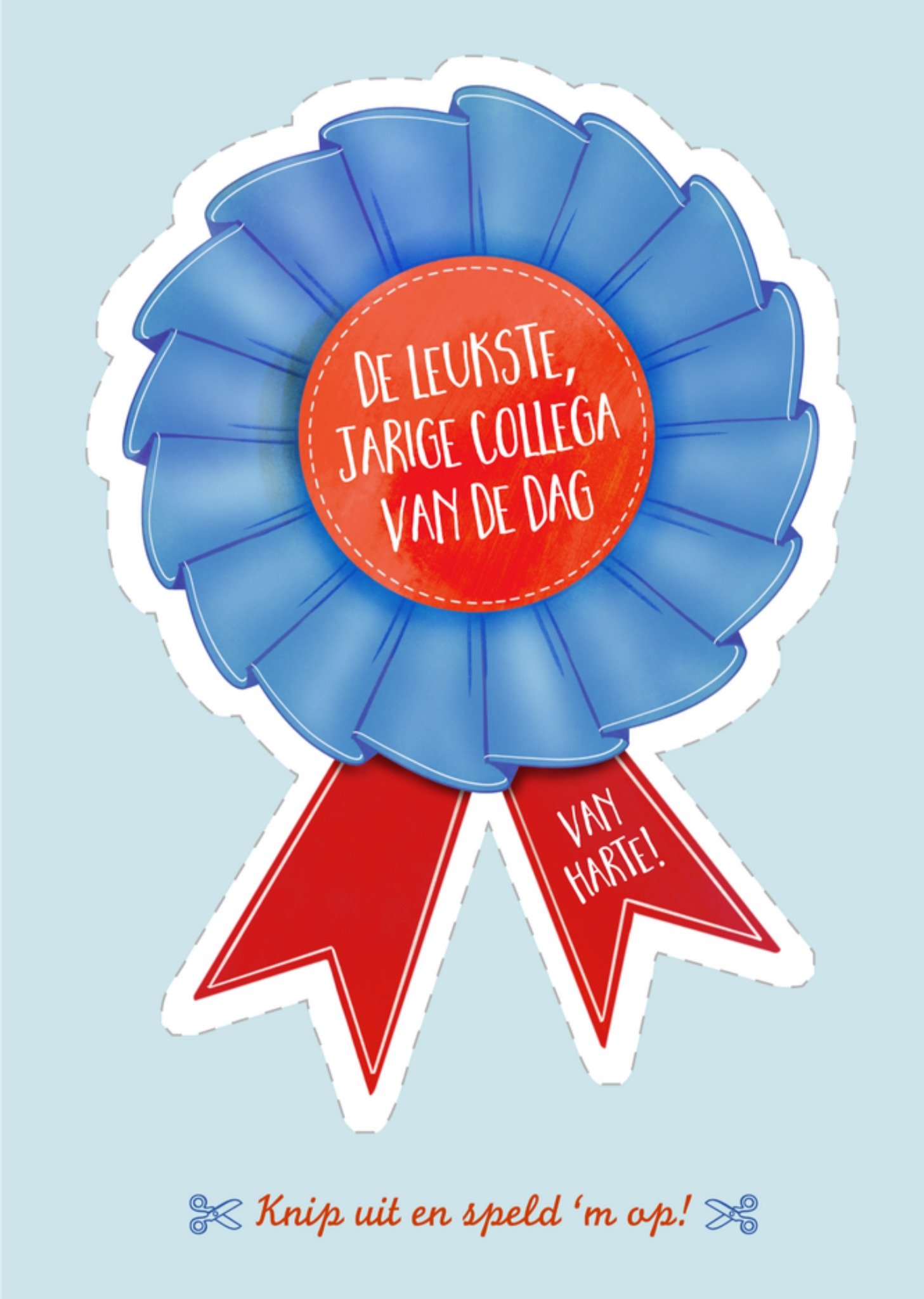 Greetz Verjaardagskaart Rozet Standard Card