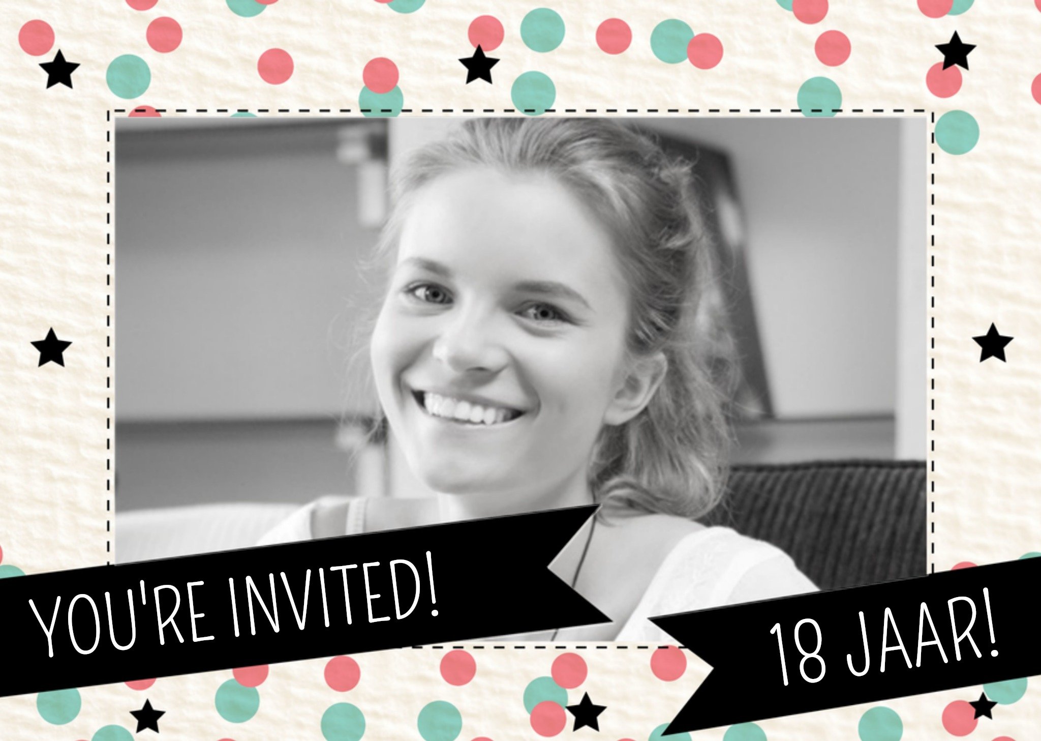 Je bent uitgenodigd! Kaart Greetz