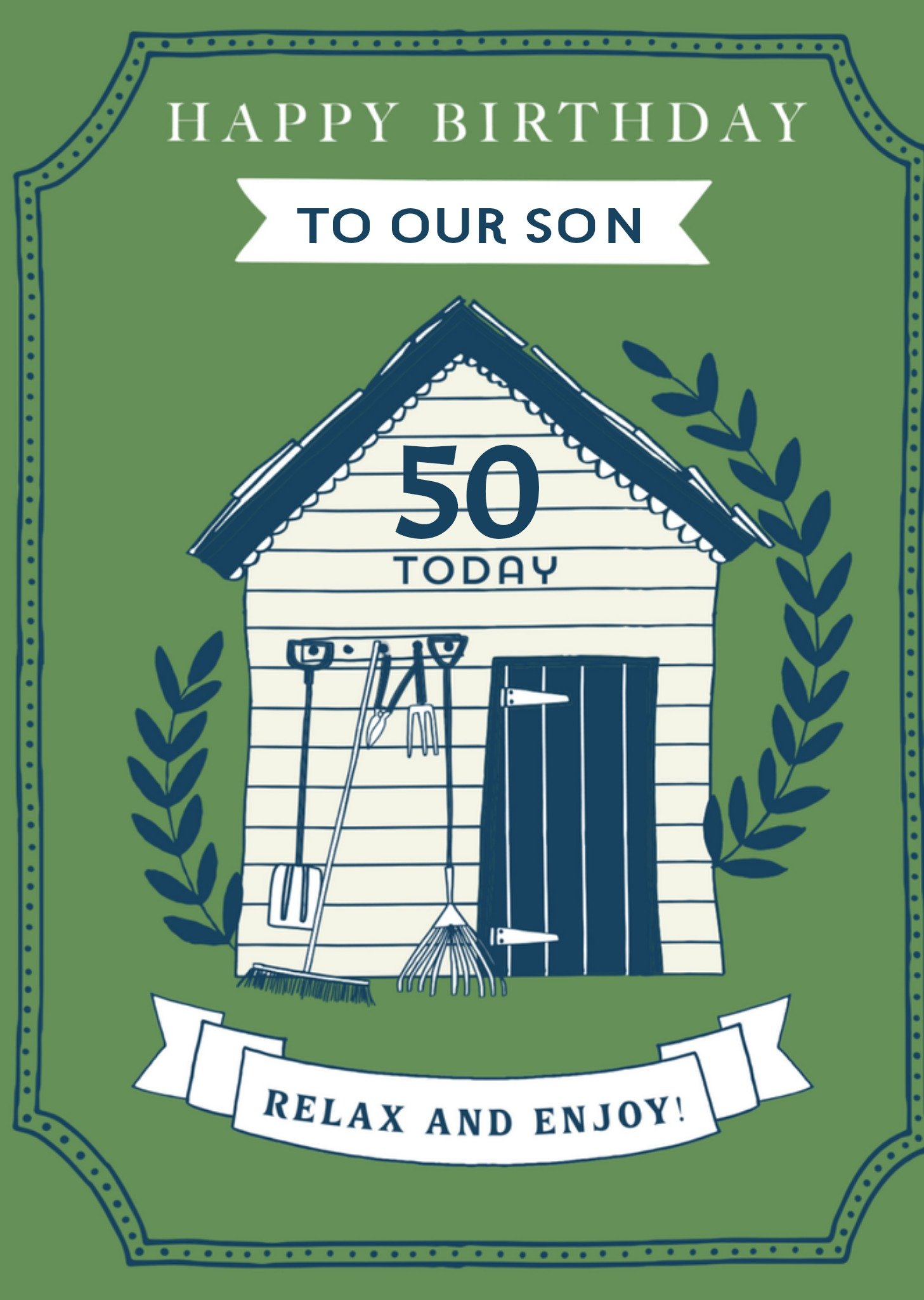 Greetz Verjaardagskaart Happy birthday son Standard Card