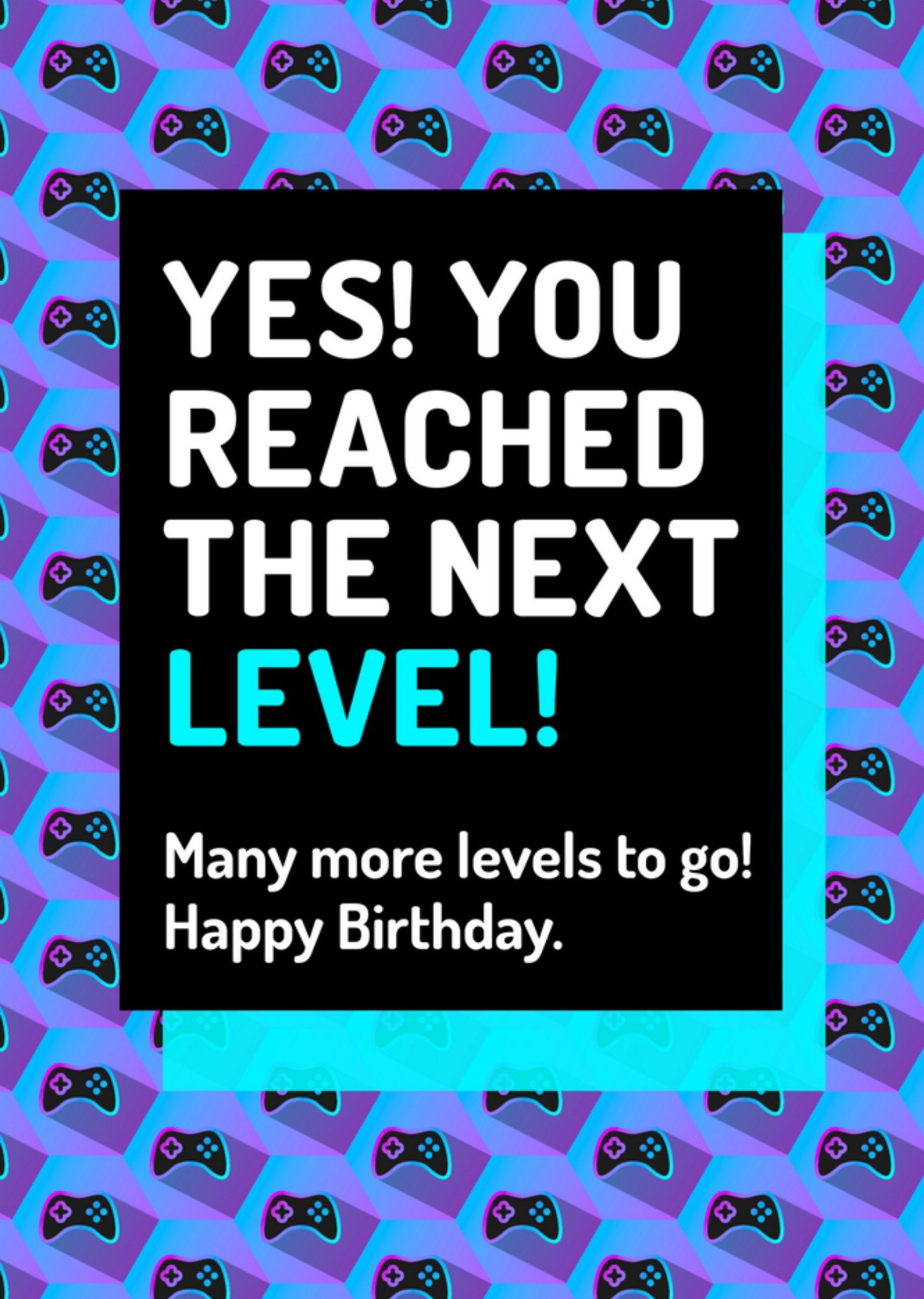 Verjaardagskaart gamen Kaart Love Repeat