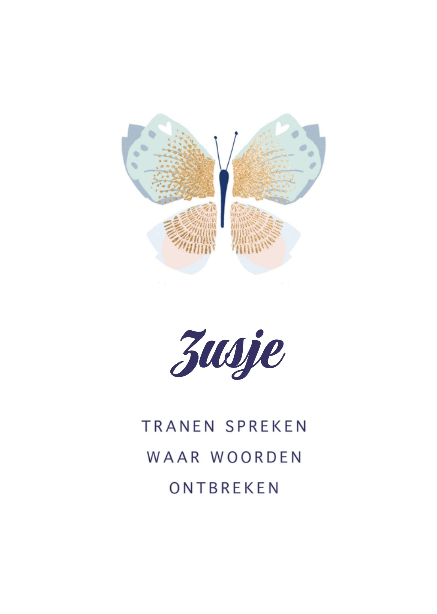 Condoleancekaart Schattig Kaart UK Greetings