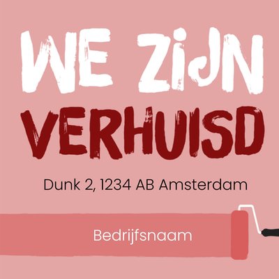 Greetz | Verhuiskaart | Neutraal