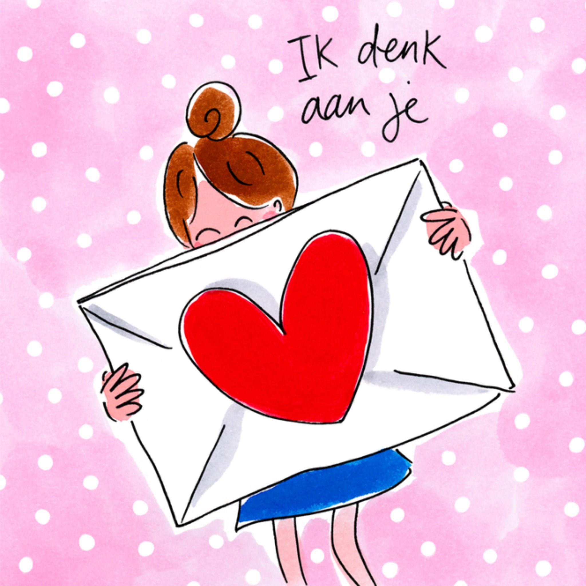 Denken aan Illustratie Vierkante Kaart Blond Amsterdam