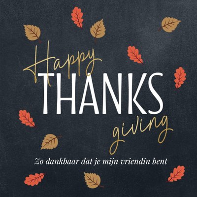 Luck | Thanksgiving | aanpasbare tekst