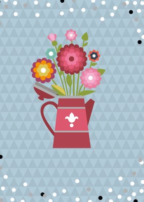 Kaart met bloemen
