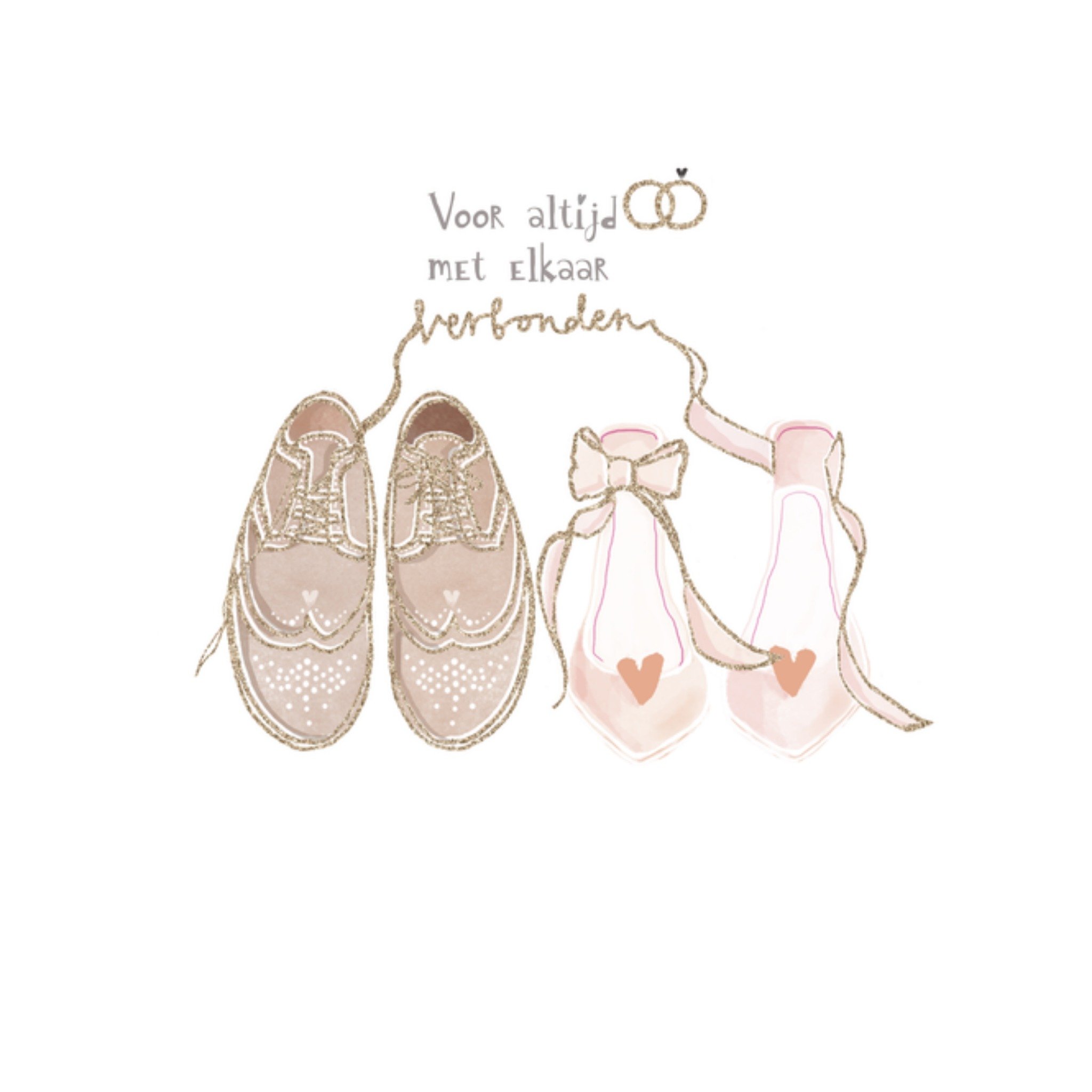 Huwelijkskaart Verbonden Vierkante Kaart UK Greetings