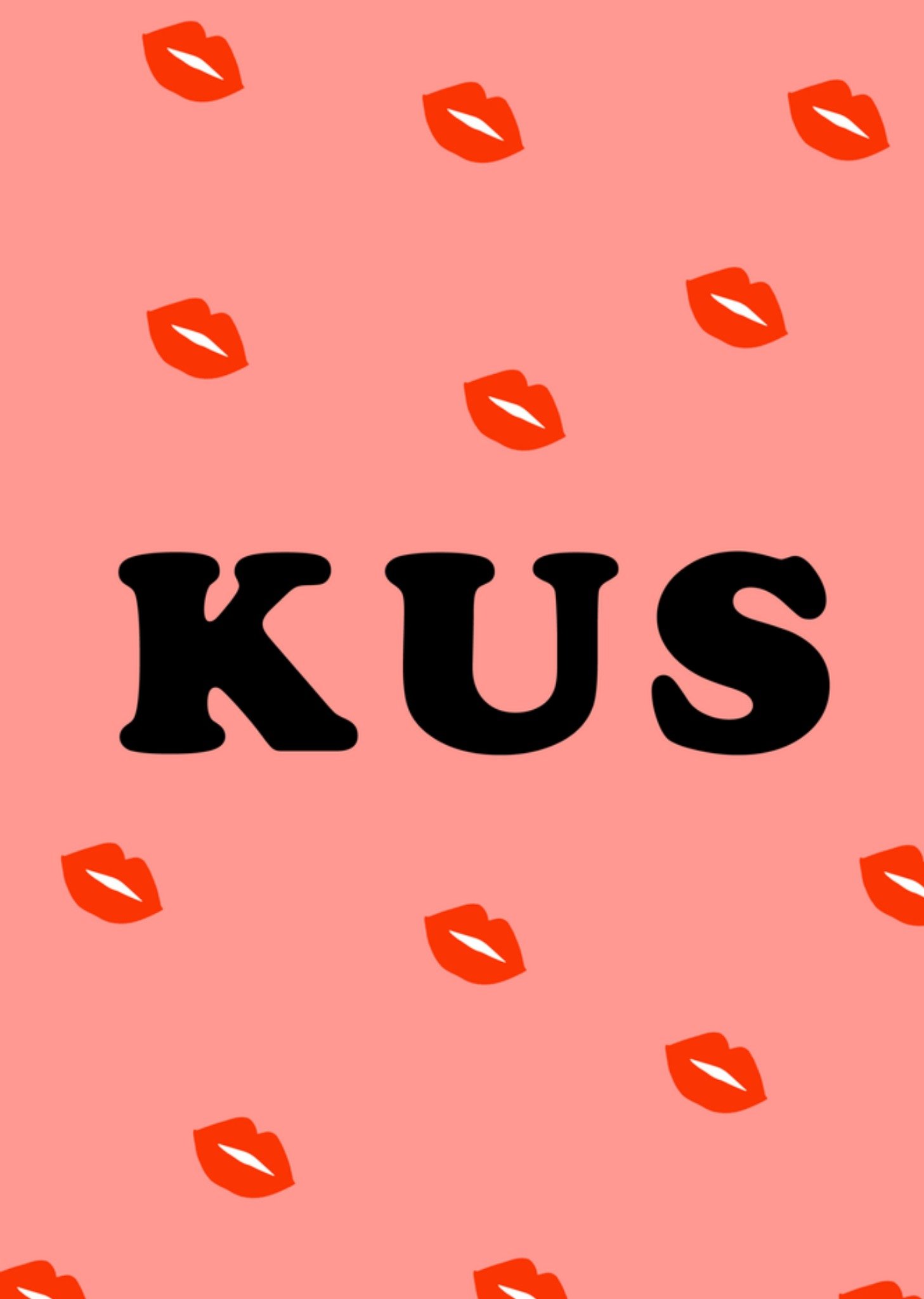 Moederdagkaart kus kusjes Kaart Greetz