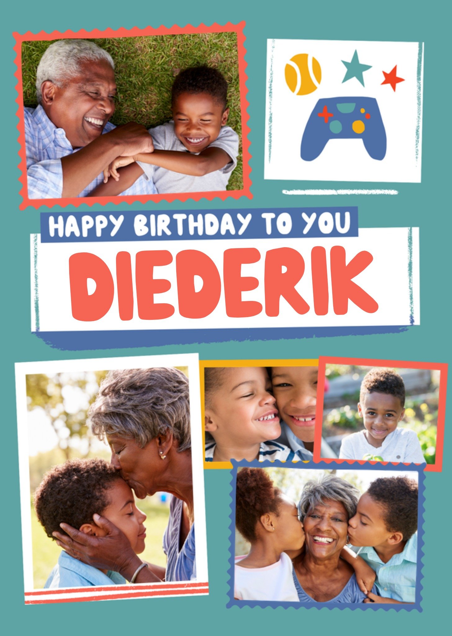 Verjaardagskaart Happy Birthday To You Aanpasbare foto enn tekst Kaart Greetz