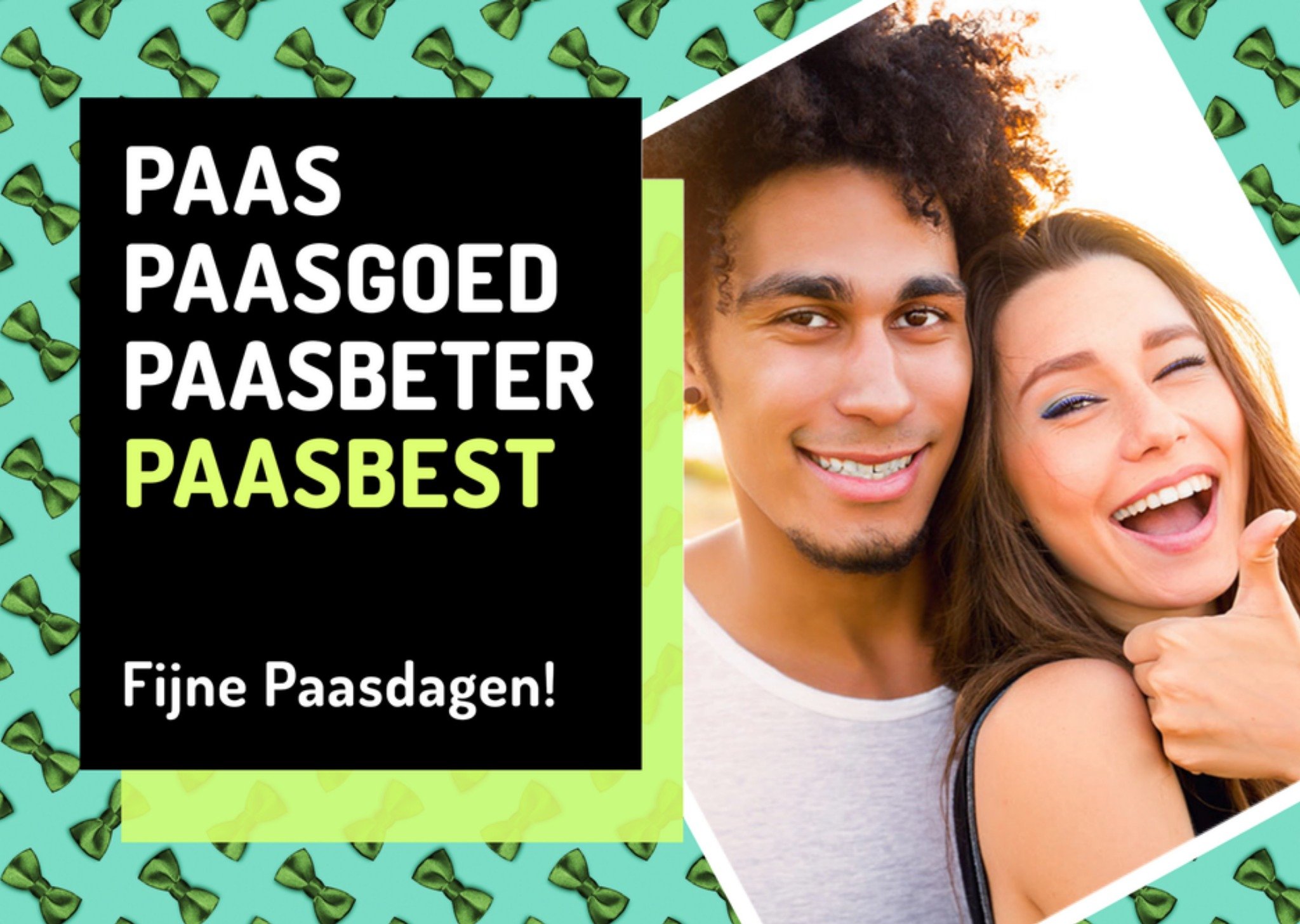 Paaskaart fotokaart Kaart Love Repeat