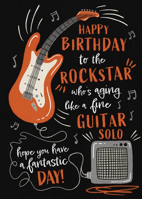 Greetz | Verjaardagskaart | Rockstar