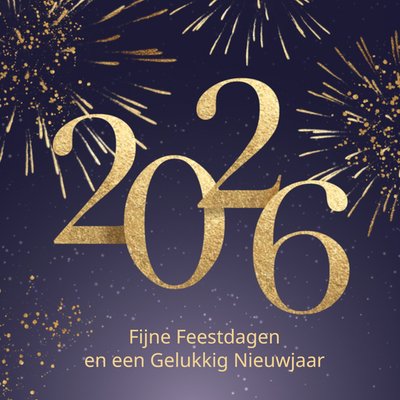 Luckz | Nieuwjaarskaart | 2026 | Aanpasbare tekst