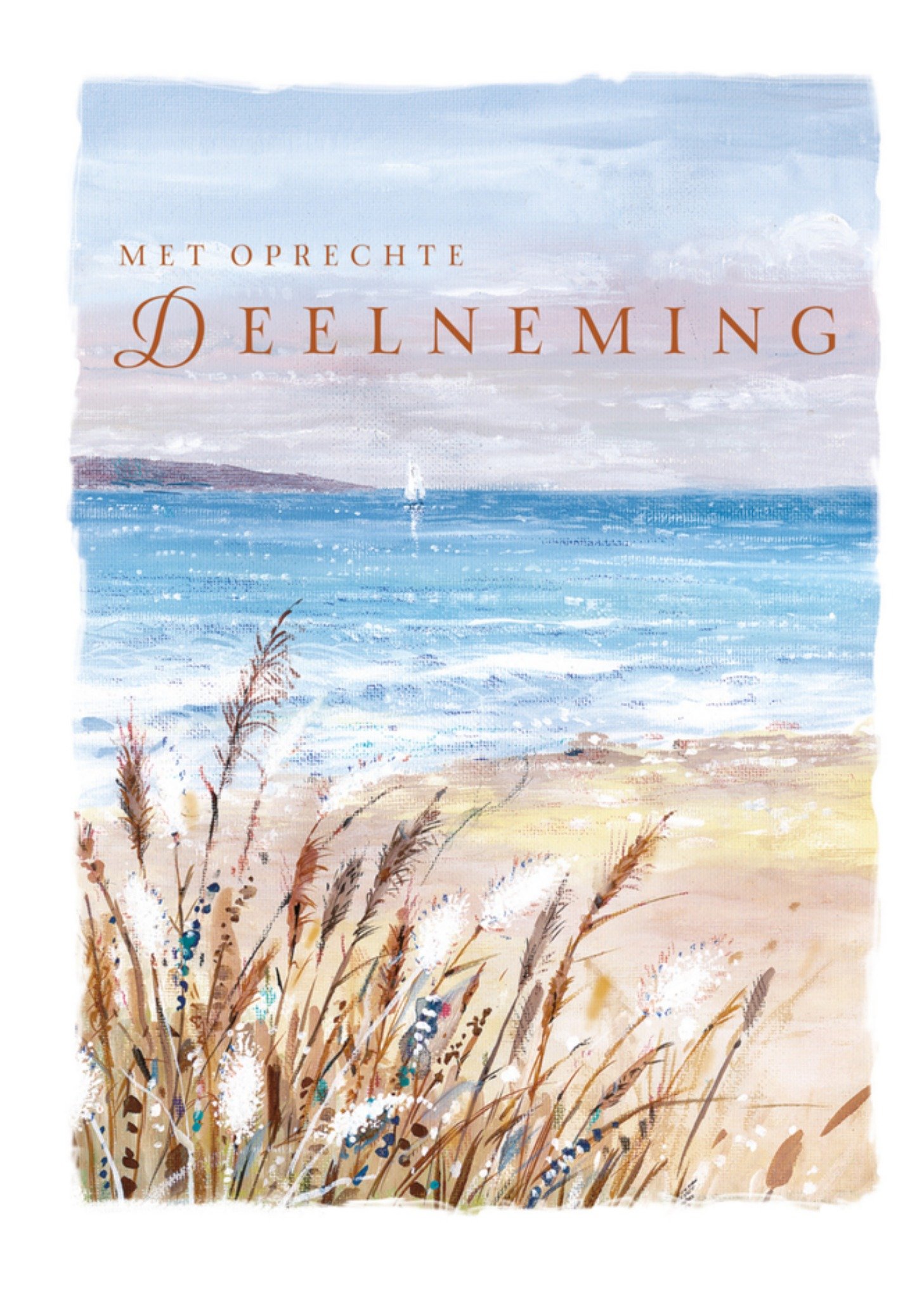 Condoleancekaart zee Kaart Ling Design