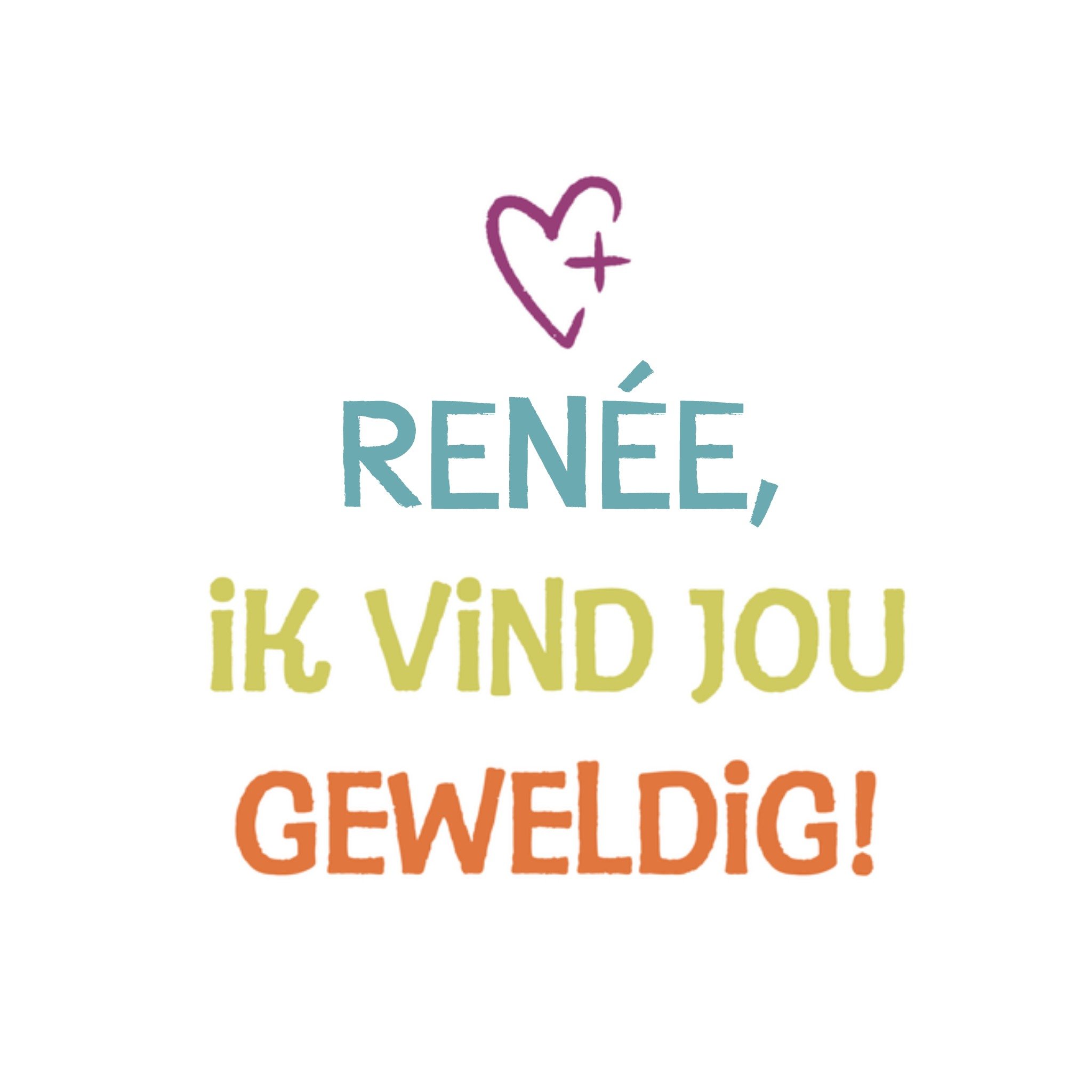 Greetz Dag van de mantelzorg met naam Vierkant