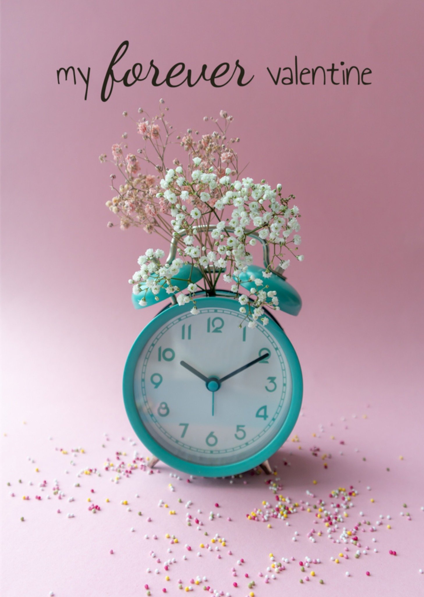 Valentijnskaart Bellenwekker My forever Kaart Photoflash