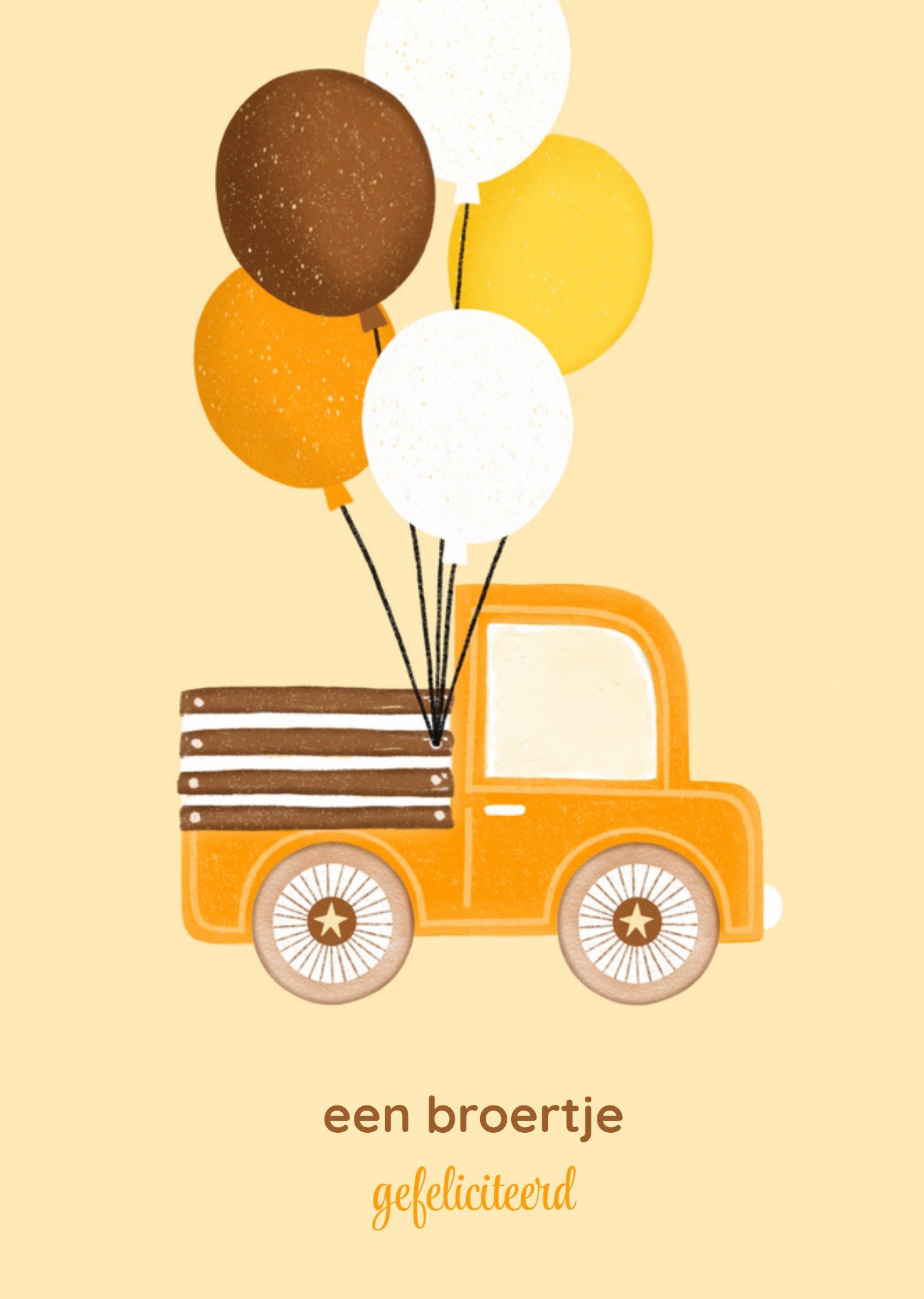 Geboortekaart illustratie Kaart Marieke Witke